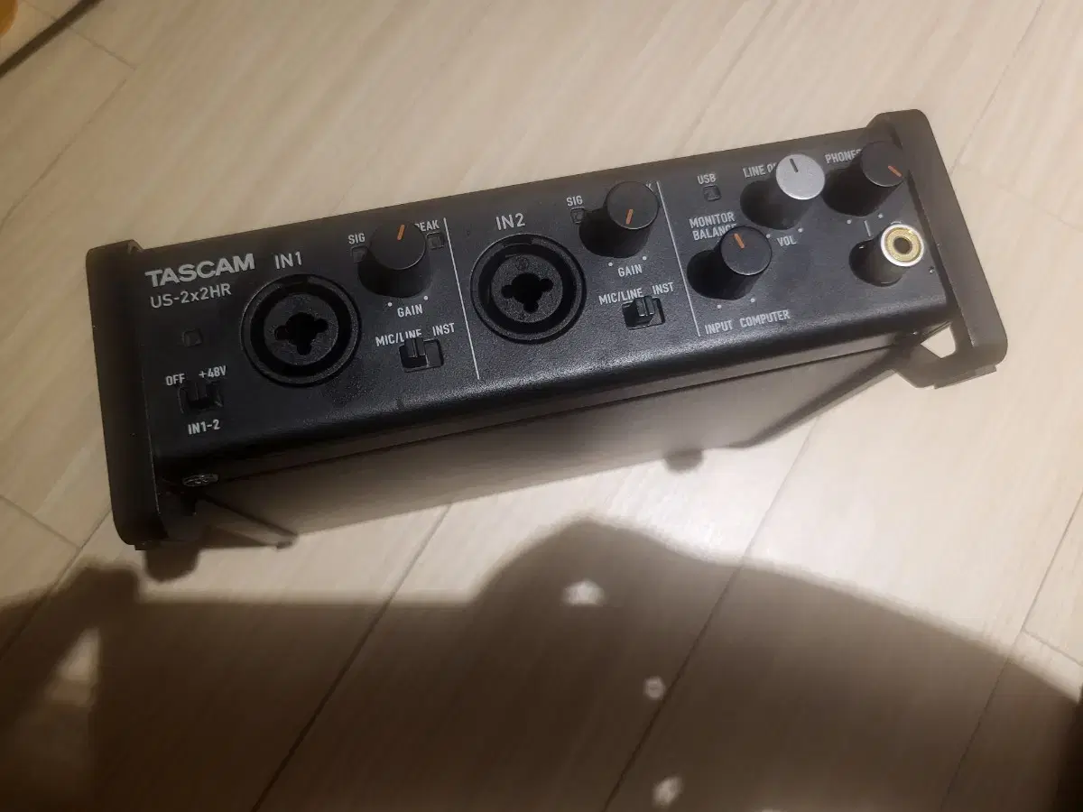 tascam 오디오인터페이스 us-2x2hr